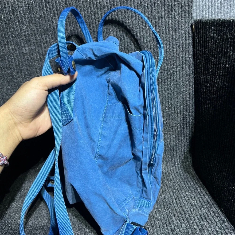 Fjallraven Kanken Backpack Unisex One Size Blue Classic School Outdoor Bag